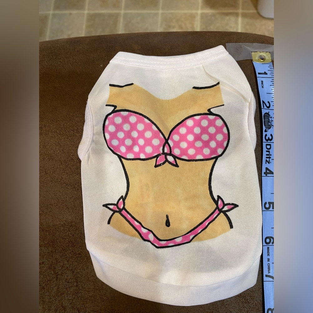 Polka Dot Bikini Dog Shirt